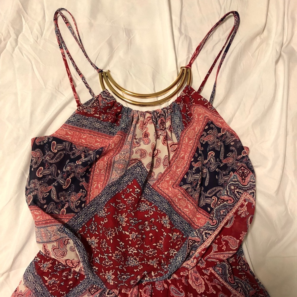 Patchwork Paisley Flow Dress